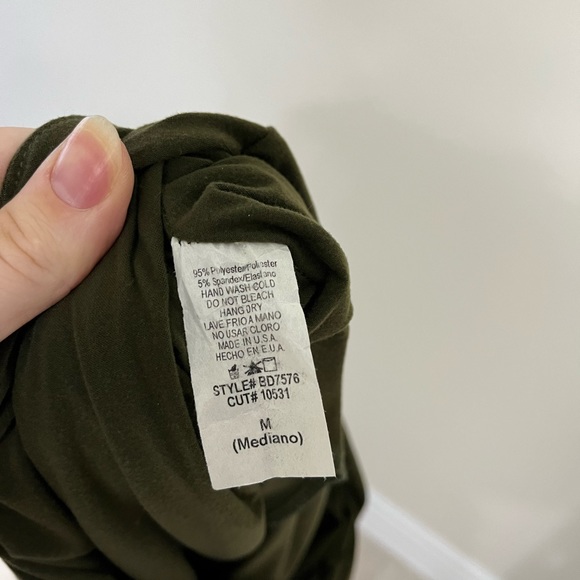 Blue Blush Green Dress - Picture 4 of 4